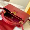 69307e2c6e68136f4d9a7373 Top Quality Original Guangzhou M99528 Date Red Lizard Leather Gold Buckle Capucines BB Handbag