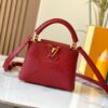 69307e2d6e68136f4d9a7375 Top Quality Original Guangzhou Stock M99527 Burgundy Lizard Leather with Gold Hardware