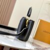 69307e6d6e68136f4d9a73ed Upgraded M21127 Black Woven Gold-Tone Capucines BB Bag