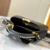 69307e746e68136f4d9a73f7 Upgraded M21127 Black Woven Gold-Tone Capucines BB Bag
