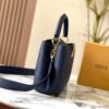 69307e8b6e68136f4d9a741d Upgraded Version M21150 Deep Blue Capucines Medium Handbag