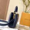 Upgraded Version M21166 Deep Blue Capucines Mini Bag