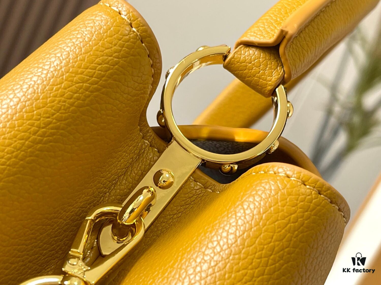 Upgraded Version M21166 Yellow Capucines MM Handbag