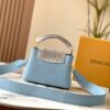 69307ea56e68136f4d9a7441 Upgraded Version M21168 Ice Blue Capucines Mini Bag