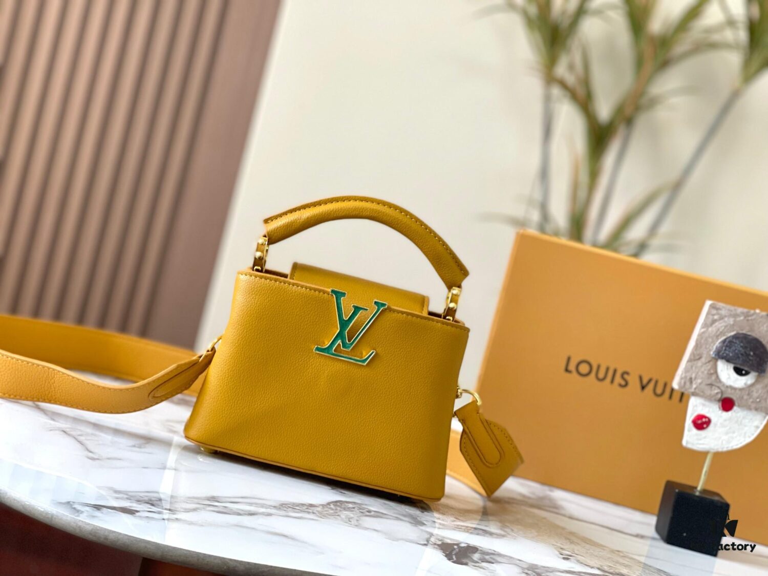 Upgraded Version M21168 Yellow Capucines Mini Bag