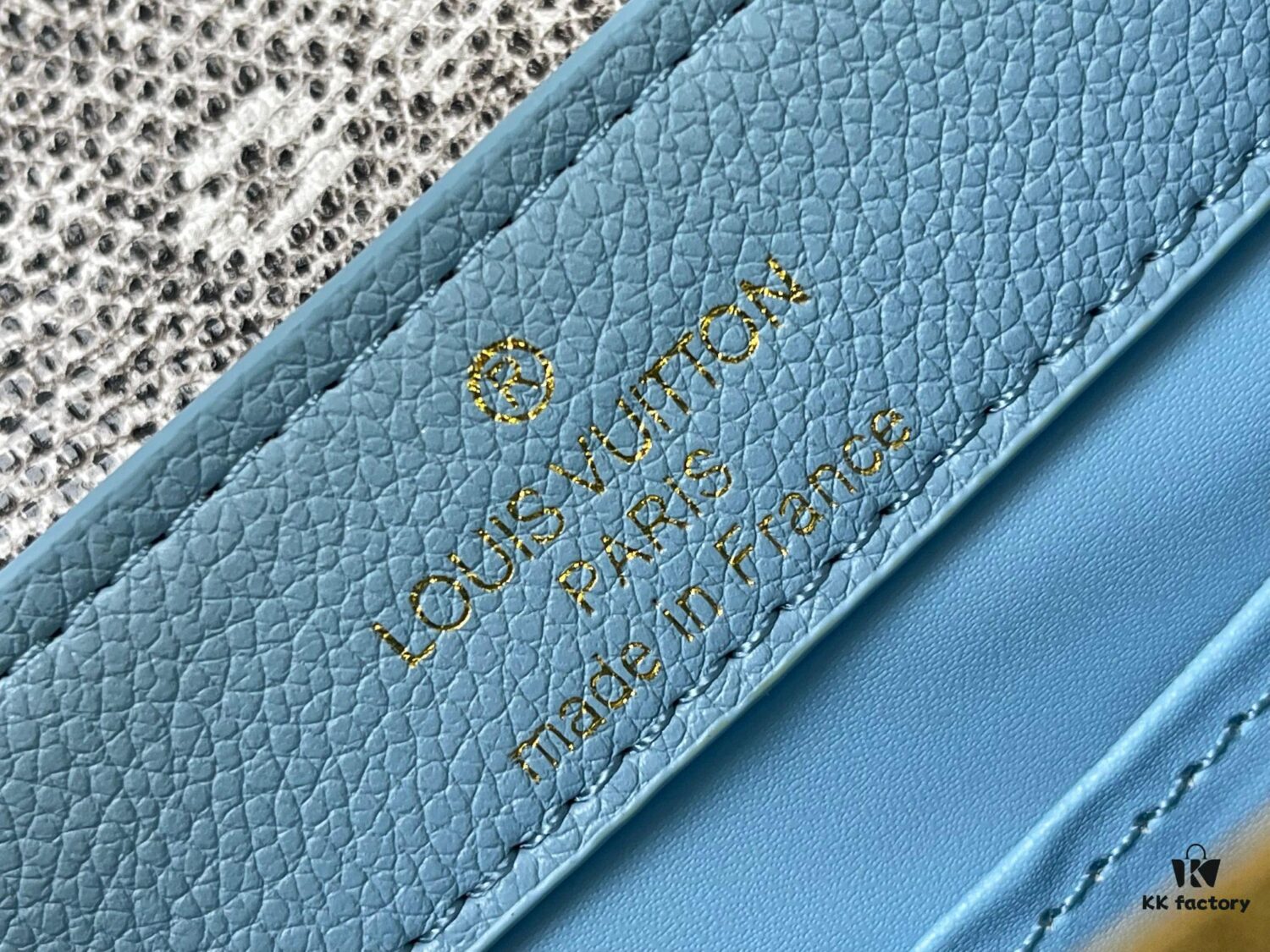 69307eaa6e68136f4d9a744a Upgraded Version M21168 Ice Blue Capucines Mini Bag