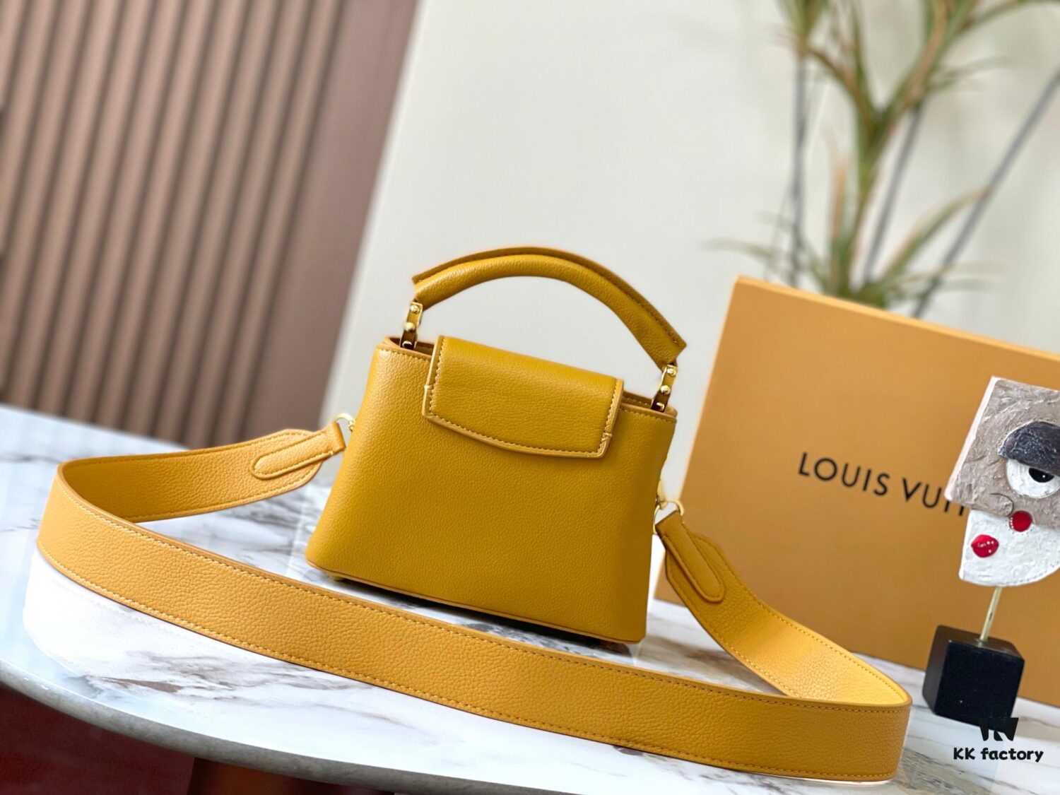 Upgraded Version M21168 Yellow Capucines Mini Bag