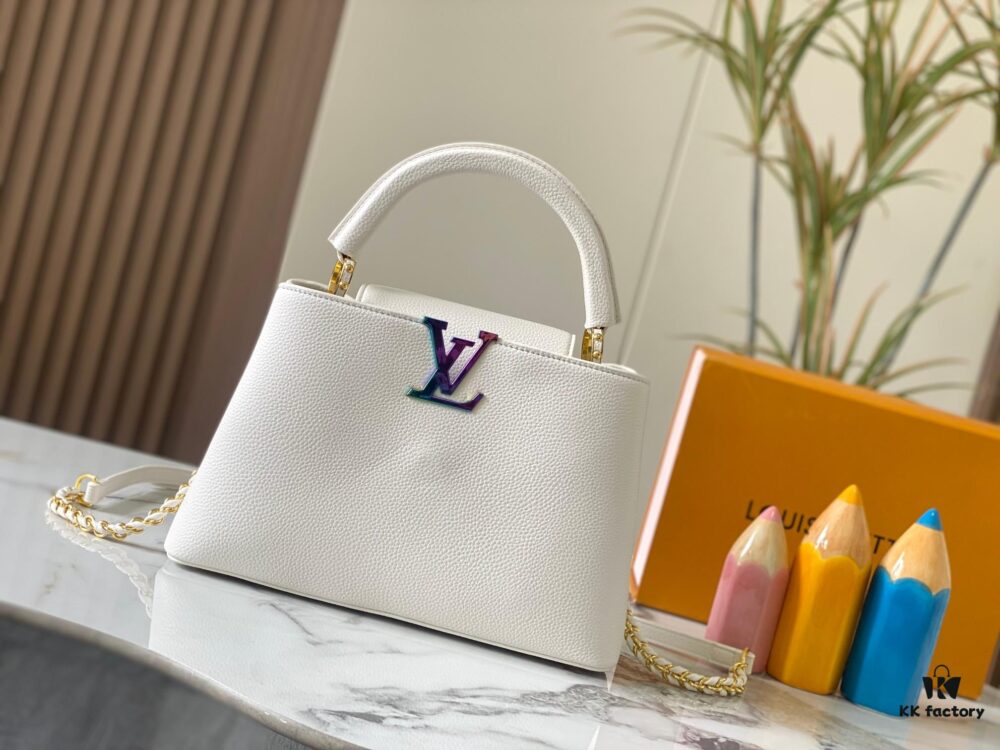 69307eb56e68136f4d9a745b Exclusive On-site Photo - M22055 Capucines Medium Handbag