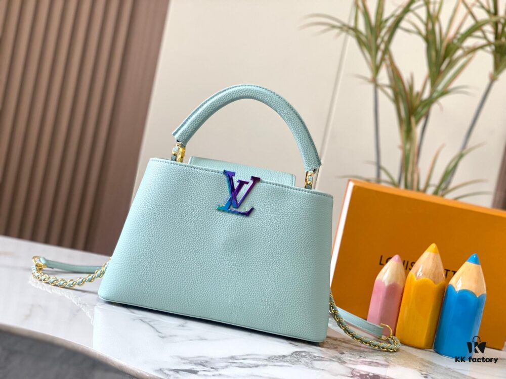 69307ec16e68136f4d9a746e Exclusive On-Site Photo - M22055 Capucines Medium Handbag