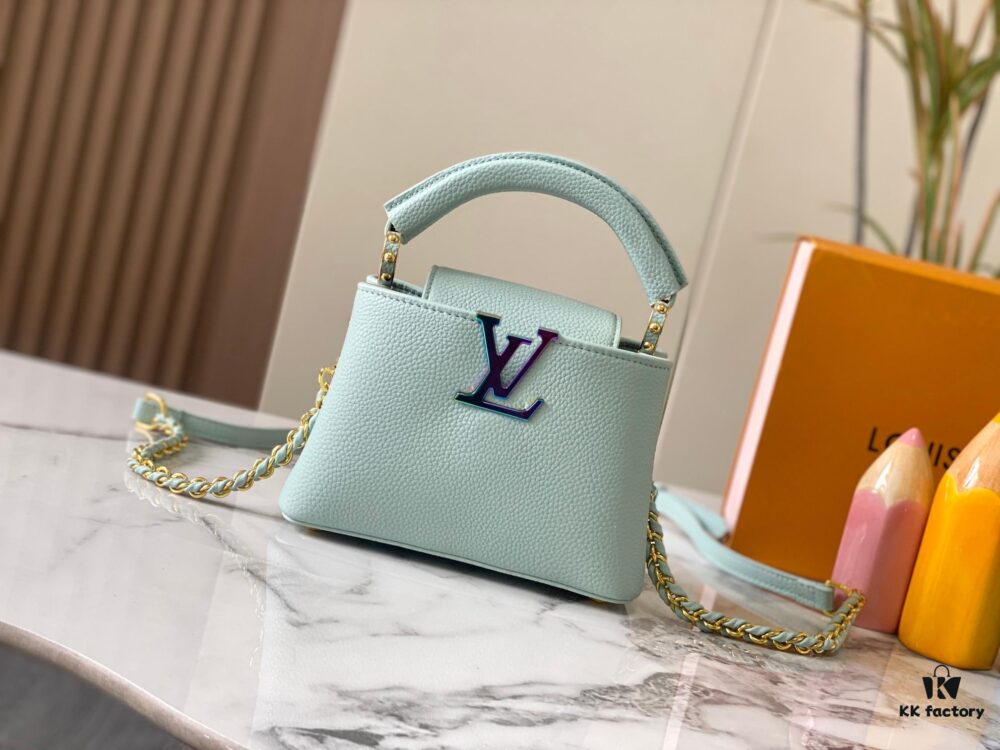 69307ecb6e68136f4d9a7480 Exclusive On-Site Photo - M222606 Capucines Mini Bag