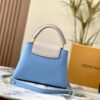 69307ed16e68136f4d9a748a Exclusive On-Site Photo - Factory Release M21886 Blue Capucines BB Bag