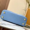 69307ed26e68136f4d9a748b Exclusive On-Site Photo - Factory Release M21886 Blue Capucines BB Bag