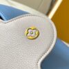 69307ed46e68136f4d9a748e Exclusive On-Site Photo - Factory Release M21886 Blue Capucines BB Bag