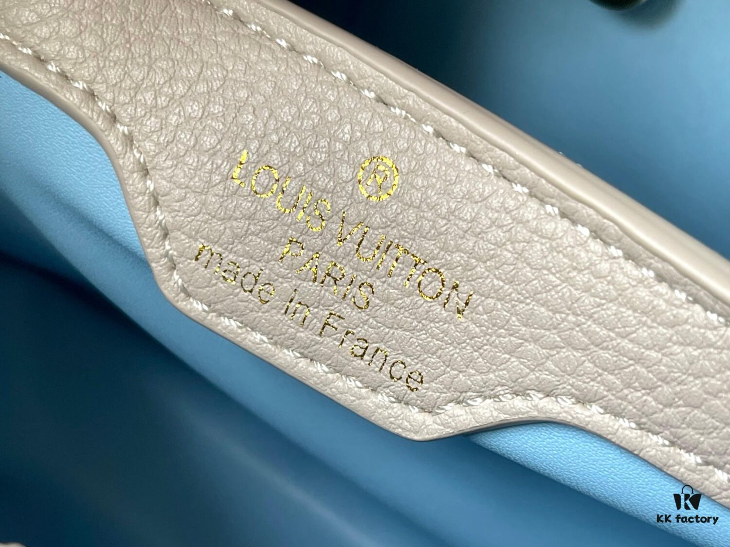 69307ed56e68136f4d9a7490 Exclusive On-Site Photo - Factory Release M21886 Blue Capucines BB Bag