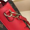 69307ed86e68136f4d9a7498 New LV Monogram Leather Handheld, Shoulder and Crossbody Bag Model 55339 with Long Strap