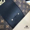 69307ede6e68136f4d9a74a3 New LV Monogram Leather Handheld, Shoulder and Crossbody Bag Model 55339 with Long Strap