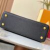 Top Quality Original Guangzhou Version M24585 Black and Gold Diamond Flower Crown Capucines Handbag