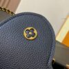 Top Quality Original Guangzhou Version M24585 Black and Gold Diamond Flower Crown Capucines Handbag