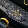 Top Quality Original Guangzhou Version M24585 Black and Gold Diamond Flower Crown Capucines Handbag
