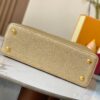69307efa6e68136f4d9a74ca Top Quality Original Guangzhou Version M24585 Gold-Tone Flower Crown Capucines Bag with Crystal Diamonds