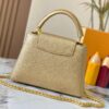 69307f016e68136f4d9a74d3 Top Quality Original Guangzhou M24584 Gold-Tone Flower Crown Bag with Crystal Diamonds