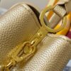 69307f086e68136f4d9a74e1 Top Quality Original Guangzhou M24583 Gold-Tone Flower Crown Capucines Bag