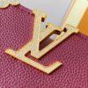 69307f0d6e68136f4d9a74e7 Top Quality Original Guangzhou Version M24585 Chestnut Red and Gold Diamond Flower Crown Capucines Handbag