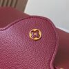 69307f0e6e68136f4d9a74eb Top Quality Original Guangzhou Version M24585 Chestnut Red and Gold Diamond Flower Crown Capucines Handbag
