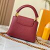 69307f166e68136f4d9a74f8 Top Quality Original Guangzhou M24583 Date Red and Gold Diamond Flower Crown Capucines Handbag