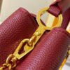 69307f1c6e68136f4d9a74ff Top Quality Original Guangzhou M24583 Date Red and Gold Diamond Flower Crown Capucines Handbag