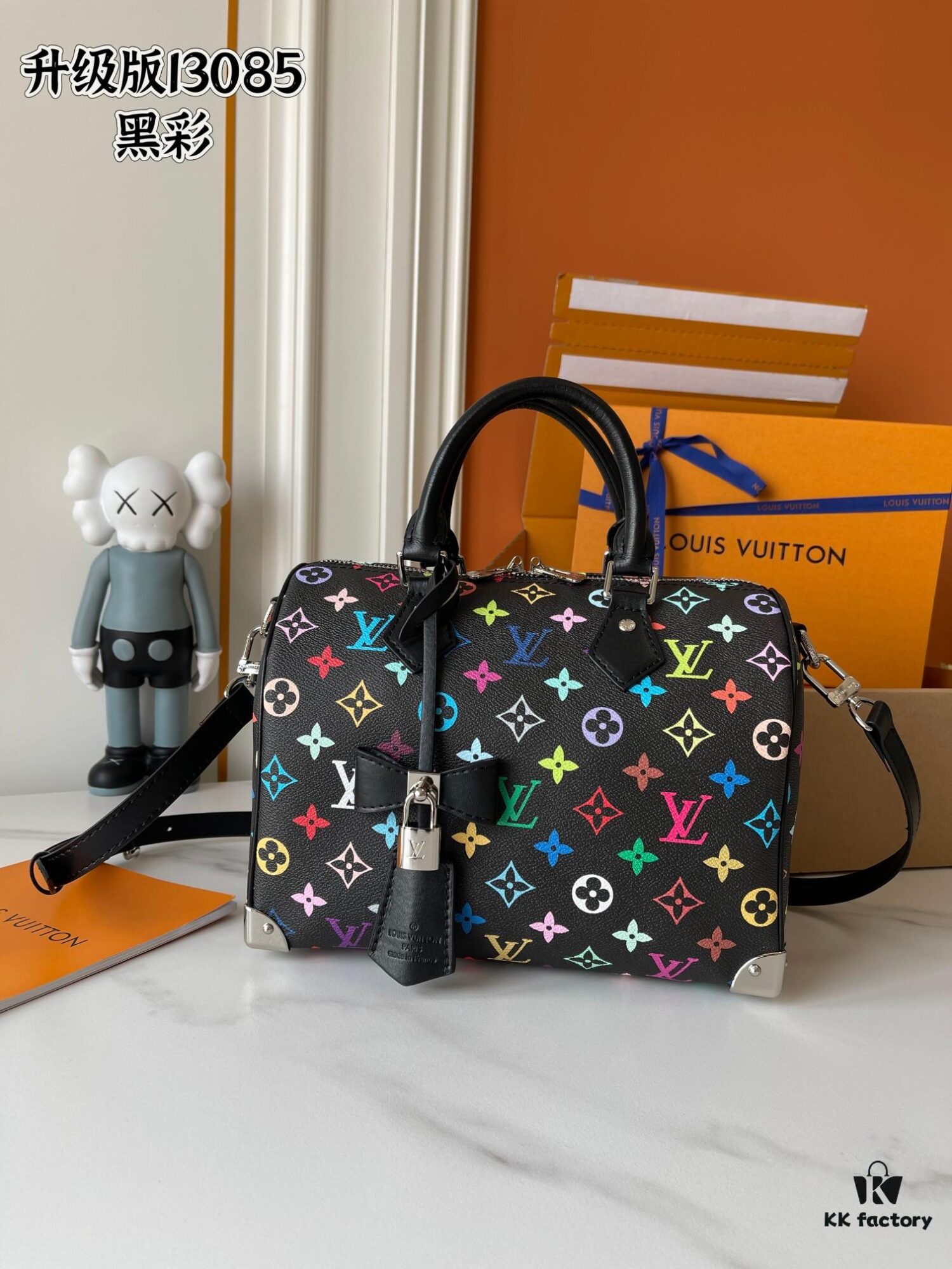 69307f1d6e68136f4d9a7502 Upgraded Version 200 (Actual Photos, Authentic Match) M13805-M13085-M13257 LV Takashi Murakami Co-Branded Nano Speedy Handbag