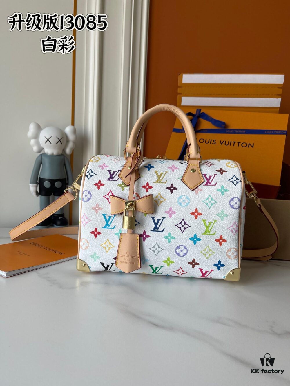 69307f1f6e68136f4d9a7504 Upgraded Version 200 (Actual Photos, Authentic Match) M13805-M13085-M13257 LV x Murakami Takashi Collaboration Nano Speedy Bag