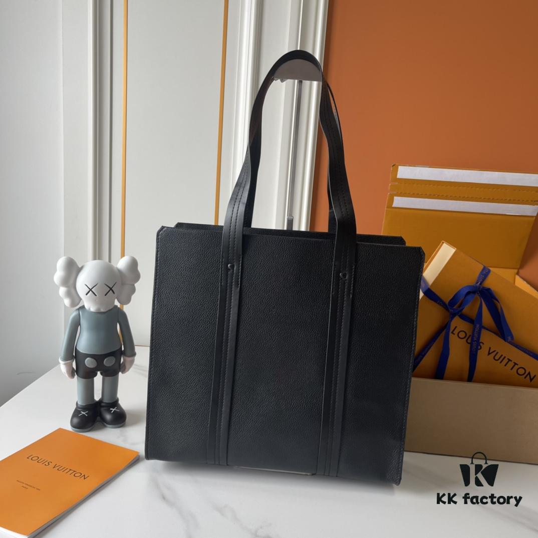 69307f216e68136f4d9a7509 Upgraded Version 230 M57308 Black Briefcase Tote Bag New LV Aerogram Tote