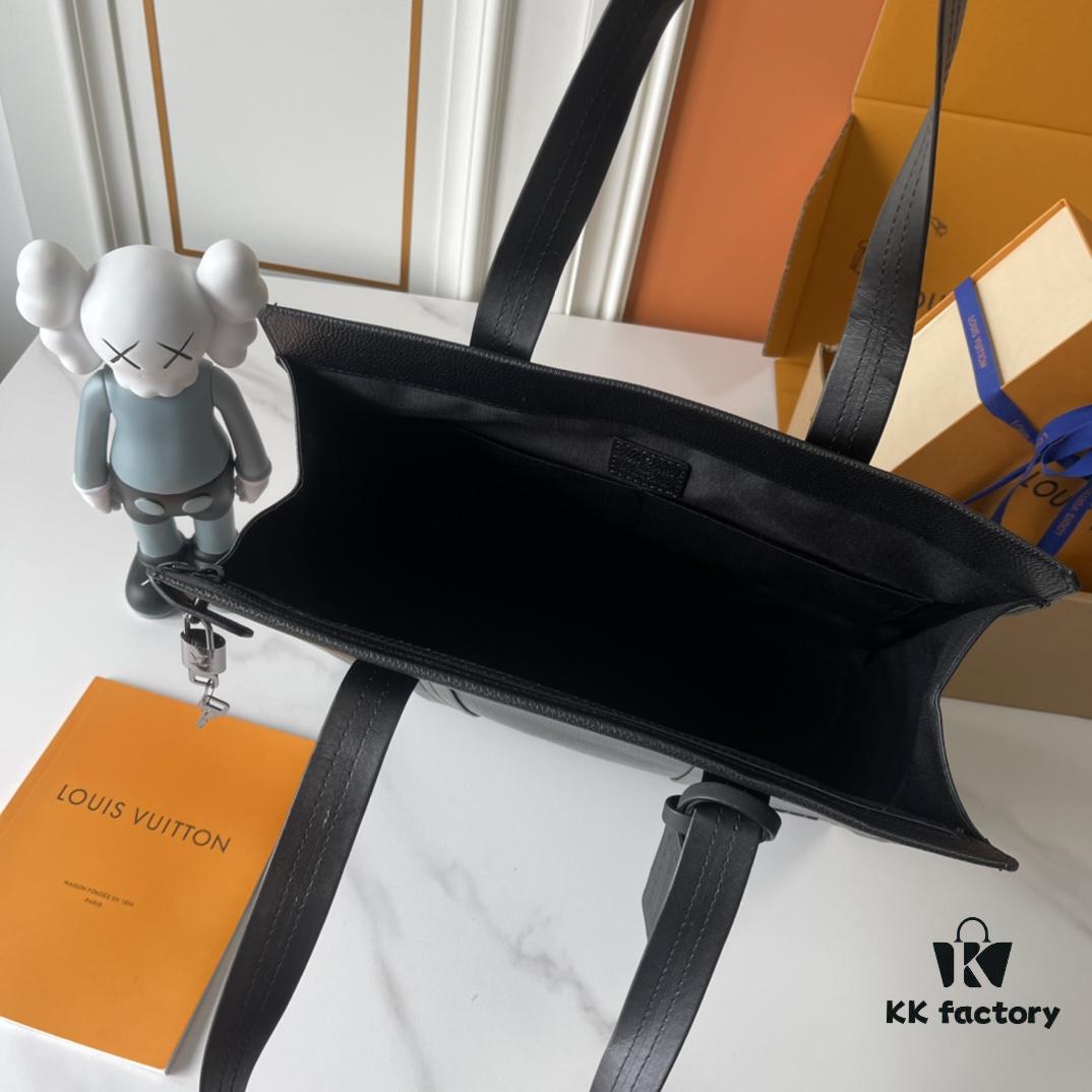 69307f256e68136f4d9a750d Upgraded Version 230 M57308 Black Briefcase Tote Bag New LV Aerogram Tote