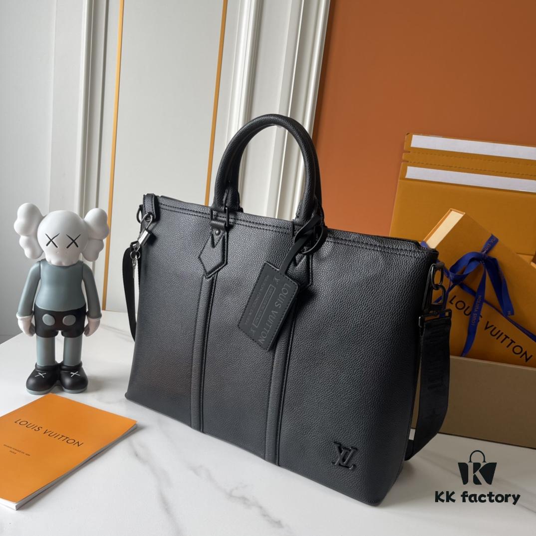 69307f2a6e68136f4d9a751c Upgraded Version Small 230 Large 240 Official Latest Model M59158 M59159 BRIEFCASE Leather Briefcase