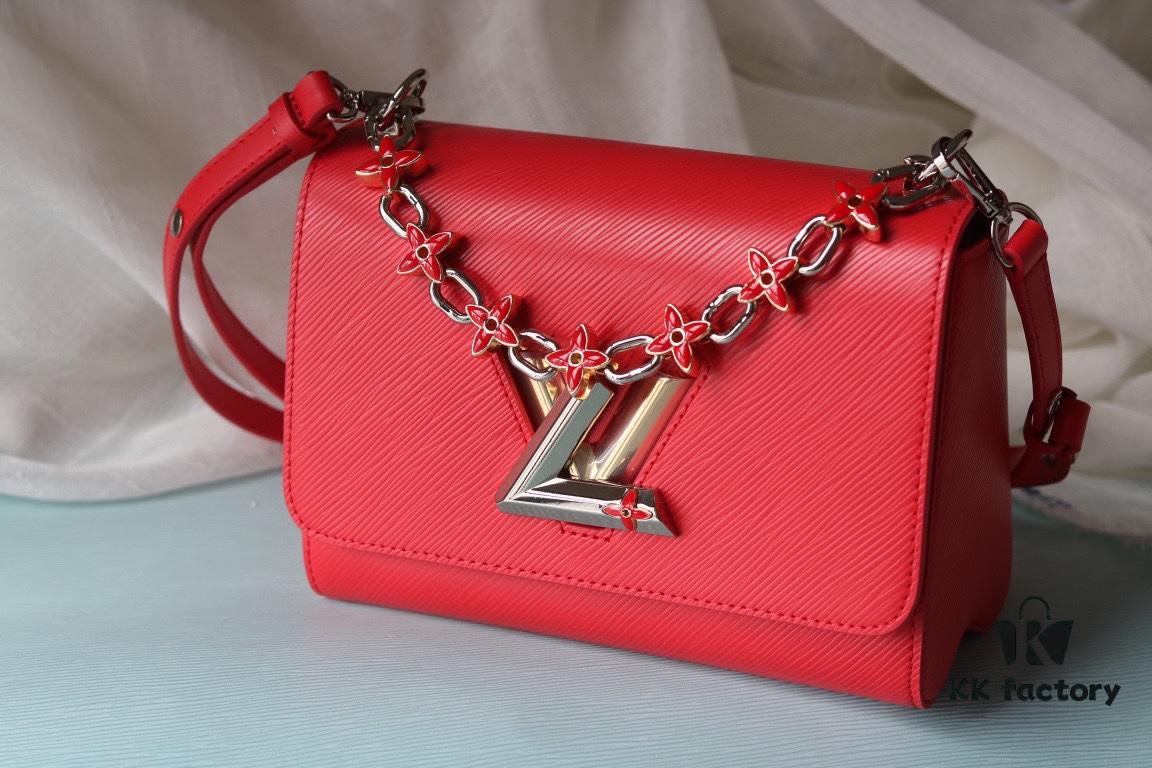 Latest European Version Top Original Quality Twist MM LV Bloom Handbag