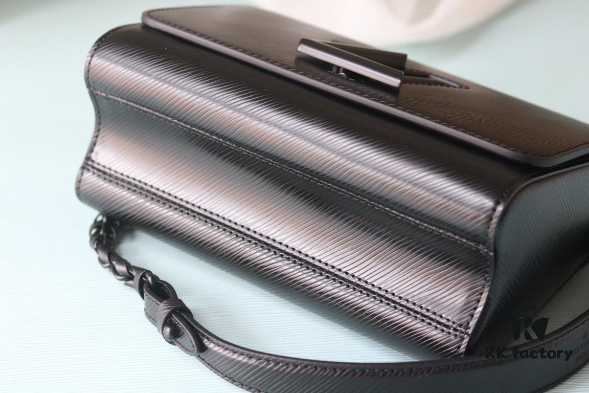 69307fb16e68136f4d9a7669 2024 New Black Warrior LV Twist Medium Bag - Upgraded Epi Grain Leather with Twist Lock Design