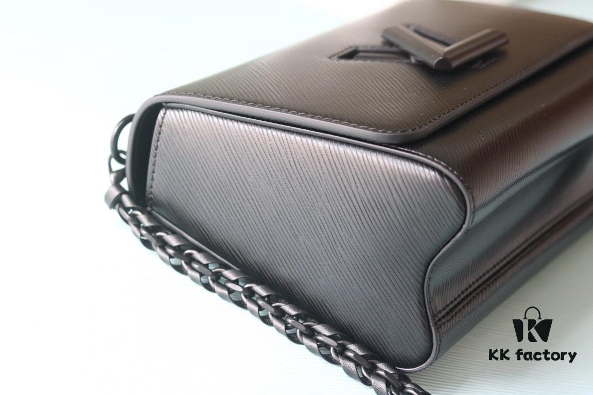 69307fb26e68136f4d9a766e 2024 New Black Warrior LV Twist Medium Bag - Upgraded Epi Grain Leather with Twist Lock Design