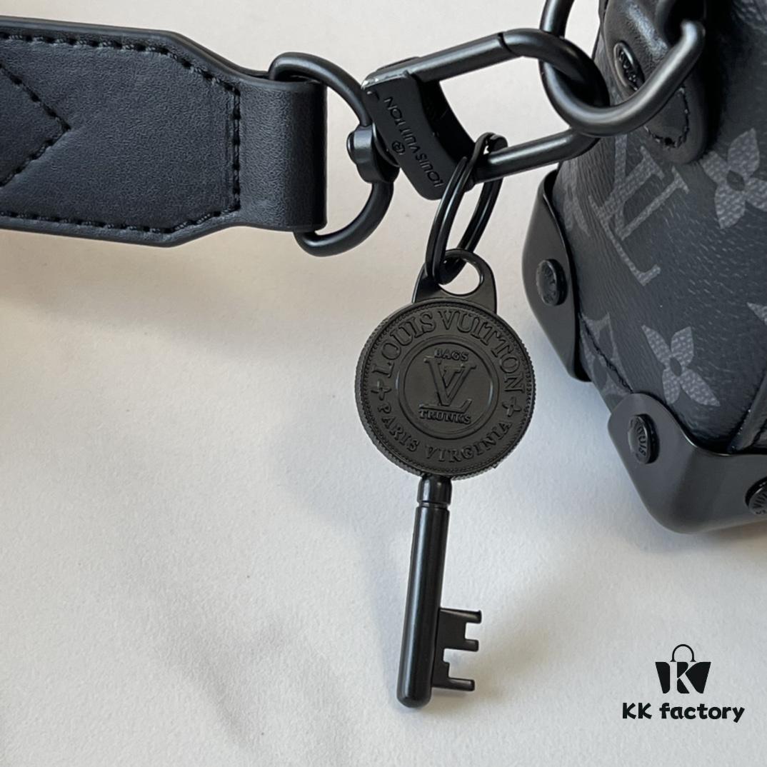 69307fba6e68136f4d9a7684 Upgraded 240 Official Latest Model M11743 Black Flowers M11516 Black M11535 Monogram M12686 This Style Soul Trunk Bag
