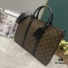 Upgraded Version 200 M45265 Black Floral, Aged Floral, Black Check Sacs Plat Horizontal Zippé Briefcase