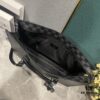 Upgraded Version M45265 Black Floral, Aged Floral, Black Checkered [SAC PLAT HORIZONTAL ZIPPÉ Briefcase]