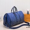 69307fd96e68136f4d9a76c8 M11558 41416 41414 Black to Blue Gradient Green Louis Vuitton LV 24FW Monogram New Collection Messenger Bag Montsouris Keepall 55