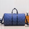 69307fda6e68136f4d9a76ca M11558 41416 41414 Black to Blue Gradient Green Louis Vuitton LV 24FW Monogram New Collection Messenger Bag Montsouris Keepall 55
