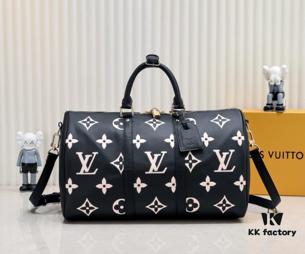 69307fdd6e68136f4d9a76cb M46670 Keepall Bandoulière 45 in Monogram Empreinte Leather