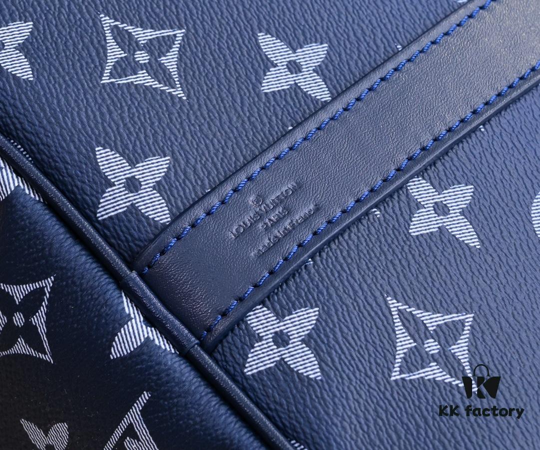 69307fdd6e68136f4d9a76cd M11558 41416 41414 Black to Blue Gradient Green Louis Vuitton LV 24FW Monogram New Collection Messenger Bag Montsouris Keepall 55
