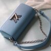 69307ffe6e68136f4d9a7721 New Arrival Top Quality Original Design LV Twist West Handbag in Epi Grained Calfskin - Model No. 50397/24566/24548/24550/24549