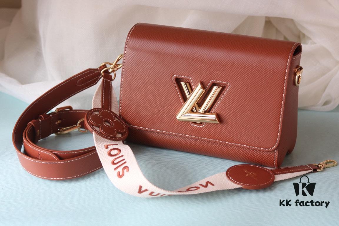 6930800c6e68136f4d9a7743 Latest European Version Top Original Quality Twist MM LV Bloom Handbag