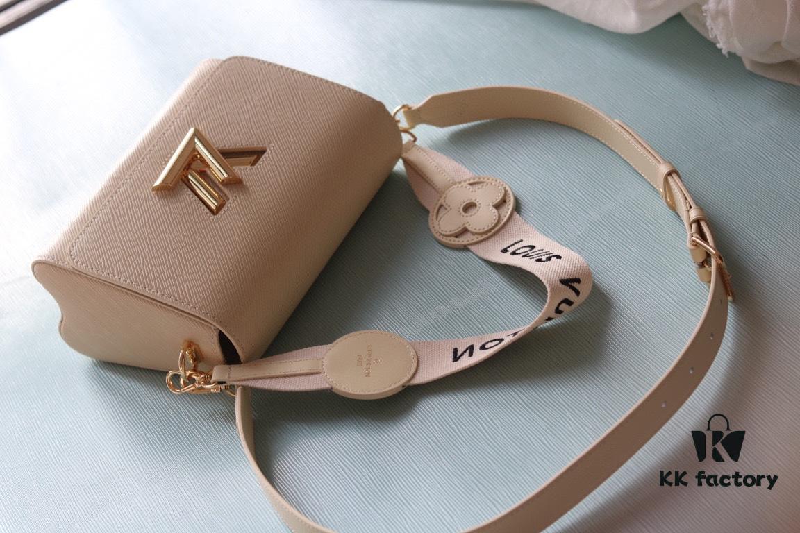 693080116e68136f4d9a7750 Latest European Version Top Quality Original LV Bloom Twist MM Handbag 500/M24044/M24043