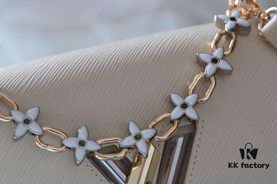 Latest European Version Top-Quality Original Twist MM LV Bloom Handbag