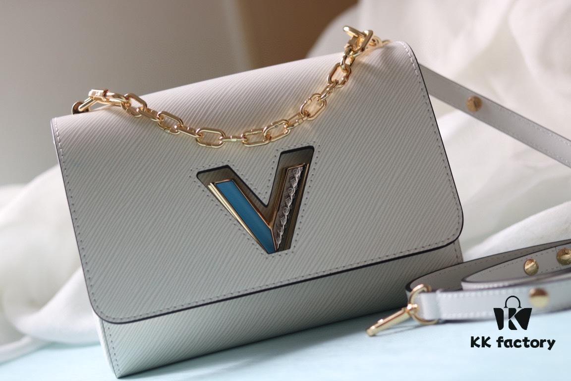 693080556e68136f4d9a7800 LV 2023 Twist Collection Latest Medium Handbag in Epi Leather with Rhinestones and Enamel
